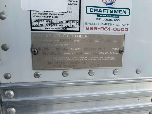 2015 Utility 3000R Multi-Temp Reefer Trailer – Thermo King SB-230