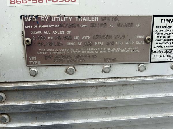 2015 Utility 3000R Multi-Temp Reefer Trailer – Thermo King SB-230