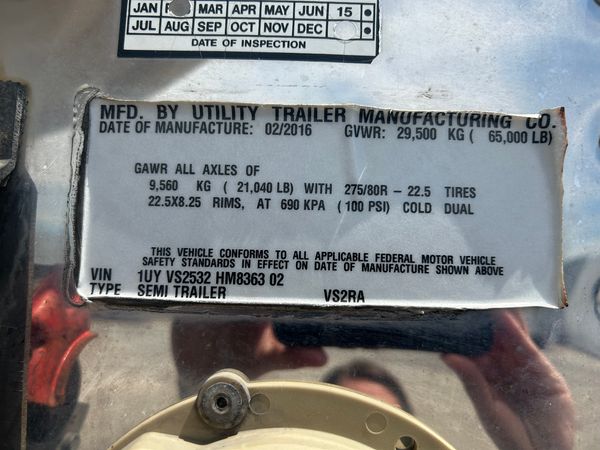 2017 Utility 3000R Multi Temp Reefer Trailer – Thermo King Precedent S-600