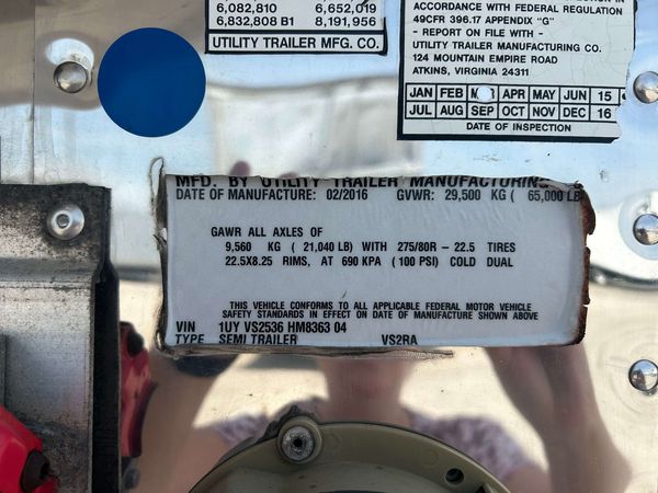 2017 Utility 3000R Multi Temp Reefer Trailer – Thermo King Precedent S-600 