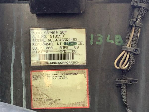2011 Utility 3000R Reefer Trailer- Thermo King SB-210